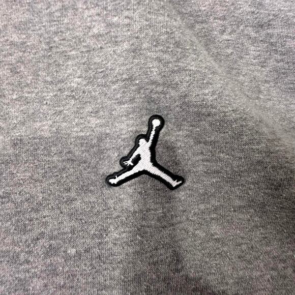 Air Jordan Essentials Grey Brooklyn Pullover Sweatshirt Hoodie DQ7466-091 M - Picture 4 of 6